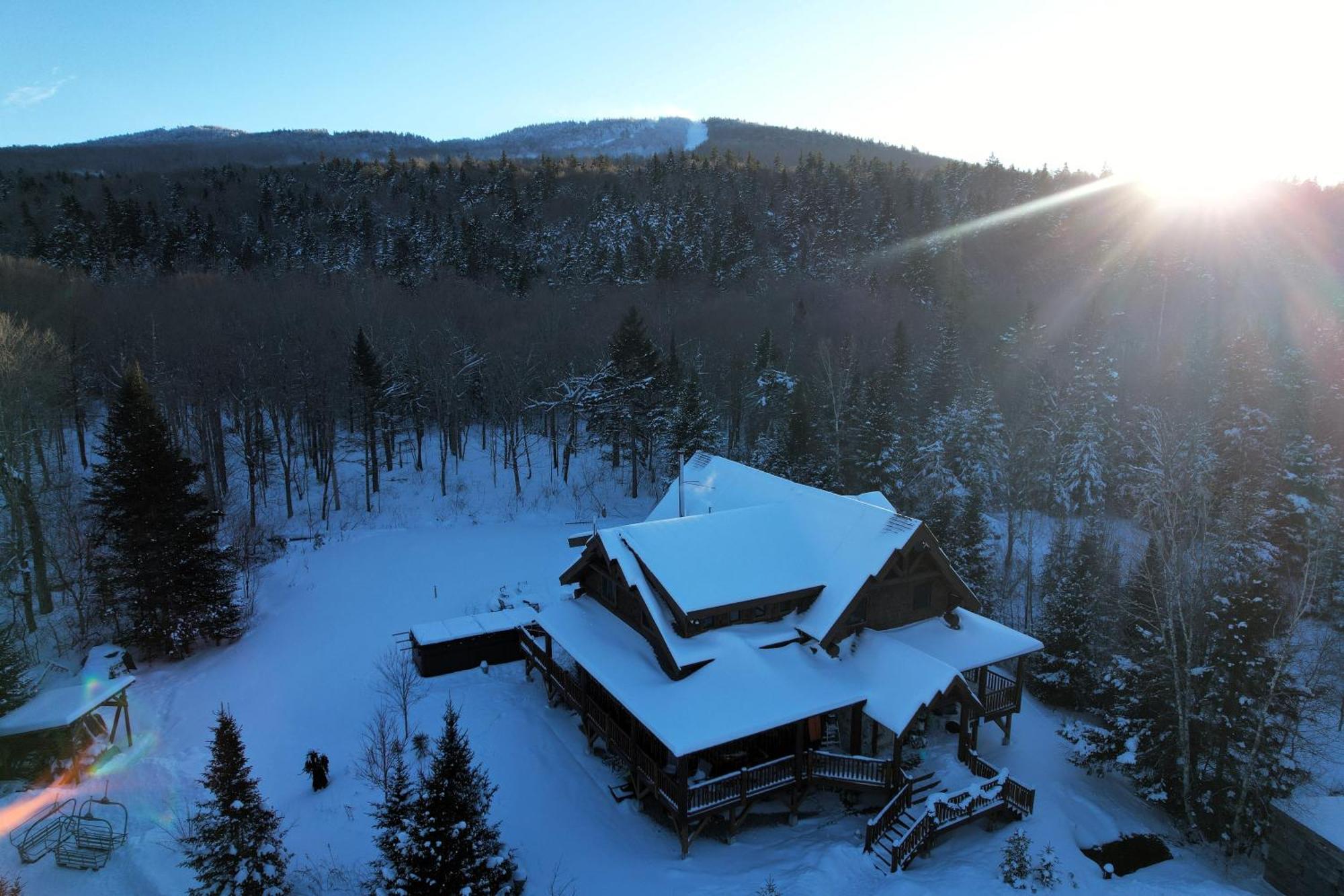 Wml Stunning Log Home In Bretton Woods, Ac, 2-Person Jacuzzi, Indoor And Outdoor Fireplaces, & More! ภายนอก รูปภาพ