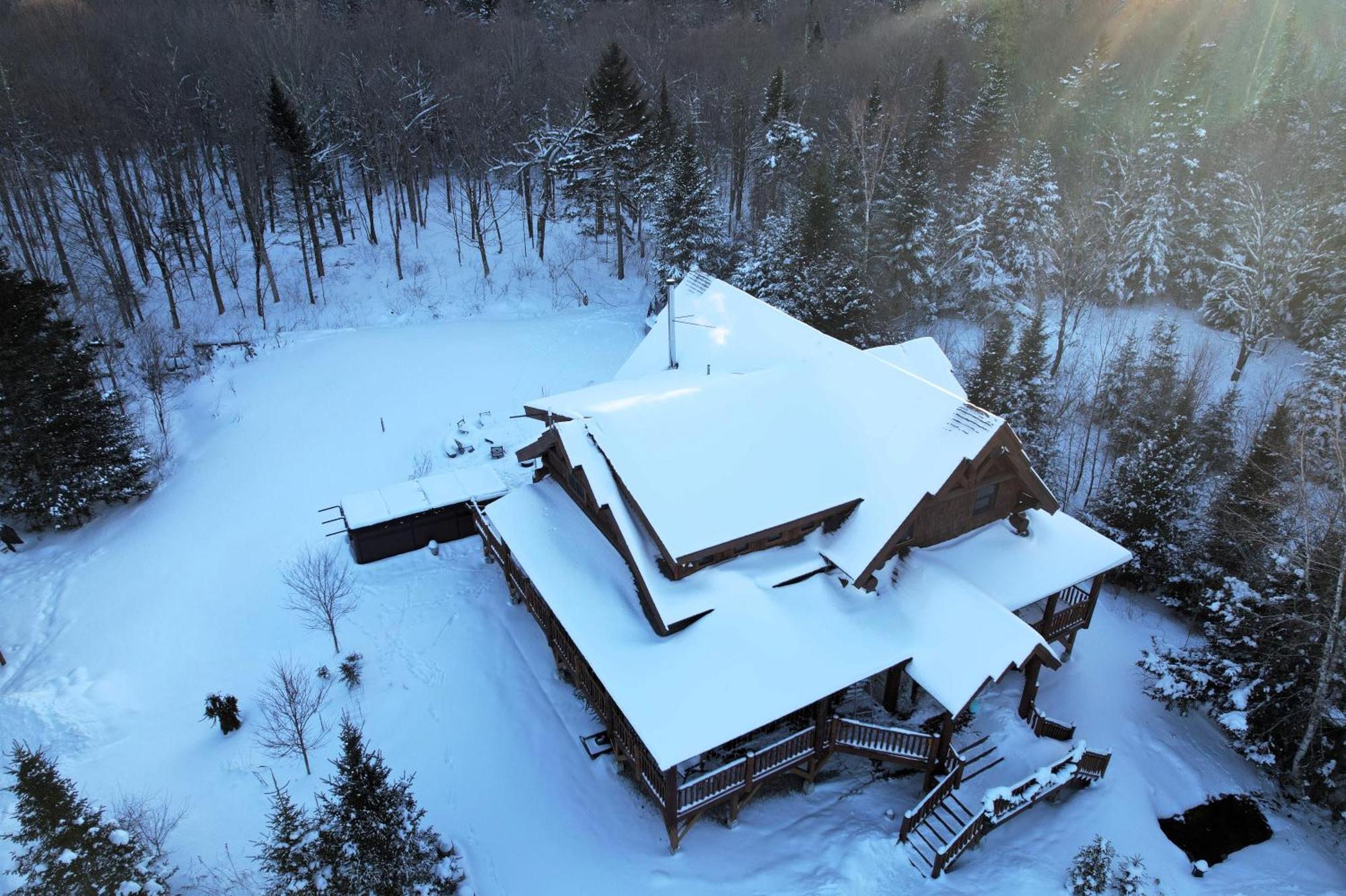 Wml Stunning Log Home In Bretton Woods, Ac, 2-Person Jacuzzi, Indoor And Outdoor Fireplaces, & More! ภายนอก รูปภาพ