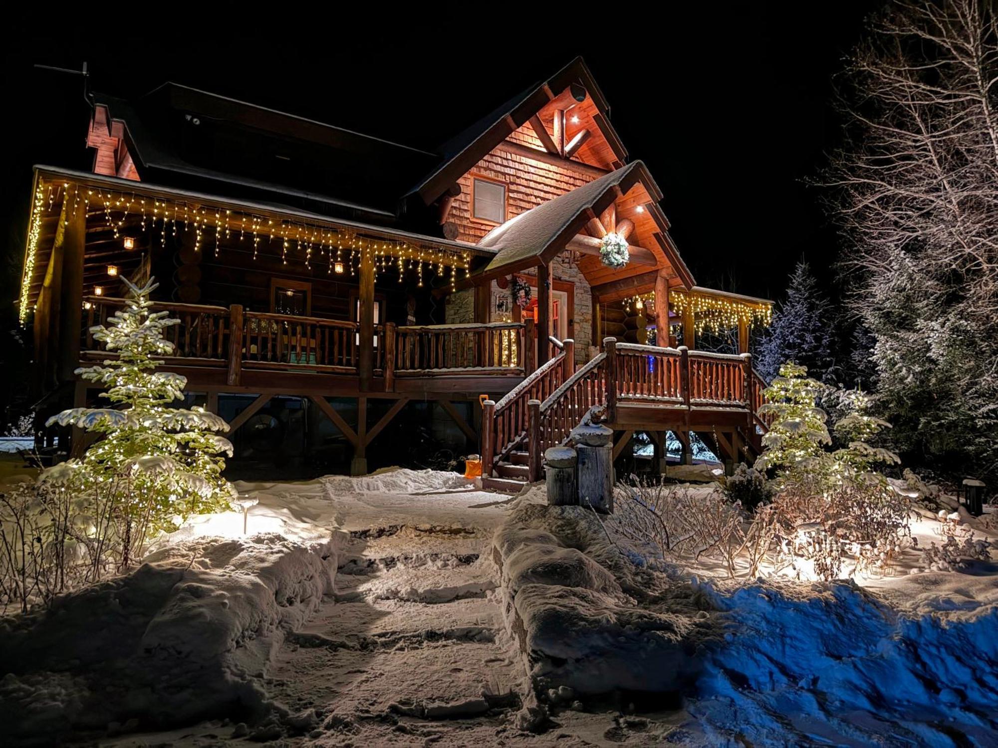 Wml Stunning Log Home In Bretton Woods, Ac, 2-Person Jacuzzi, Indoor And Outdoor Fireplaces, & More! ภายนอก รูปภาพ